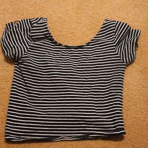 Stripped crop top